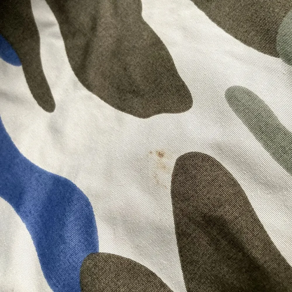 Mini Boden Camo Winter Jacket - Fleece Lined - Gray Blue Green - 5-6